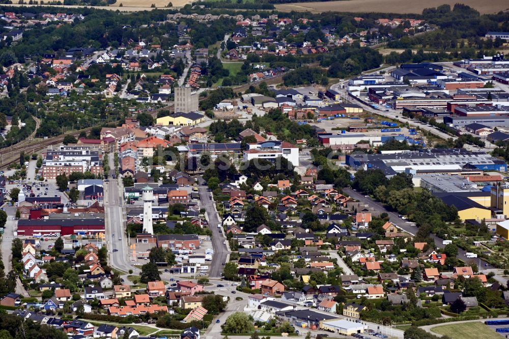 Luftbild Eslöv - Stadtzentrum im Innenstadtbereich in Eslöv in Skane län, Schweden