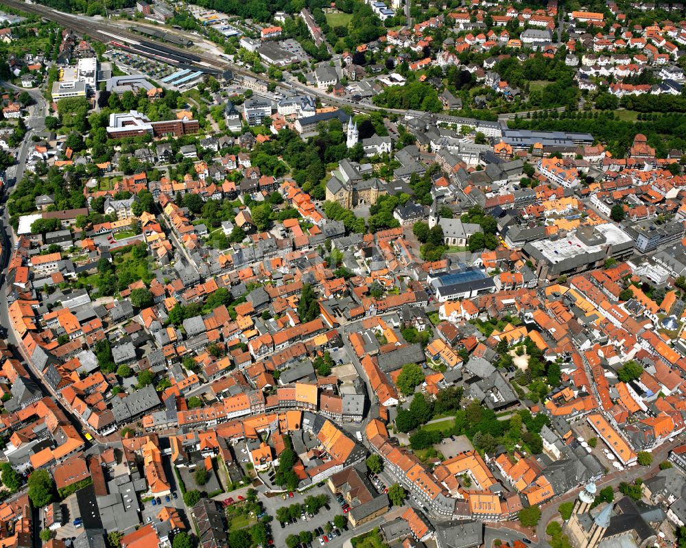 Luftaufnahme Georgenberg - Stadtzentrum im Innenstadtbereich in Georgenberg im Bundesland Niedersachsen, Deutschland