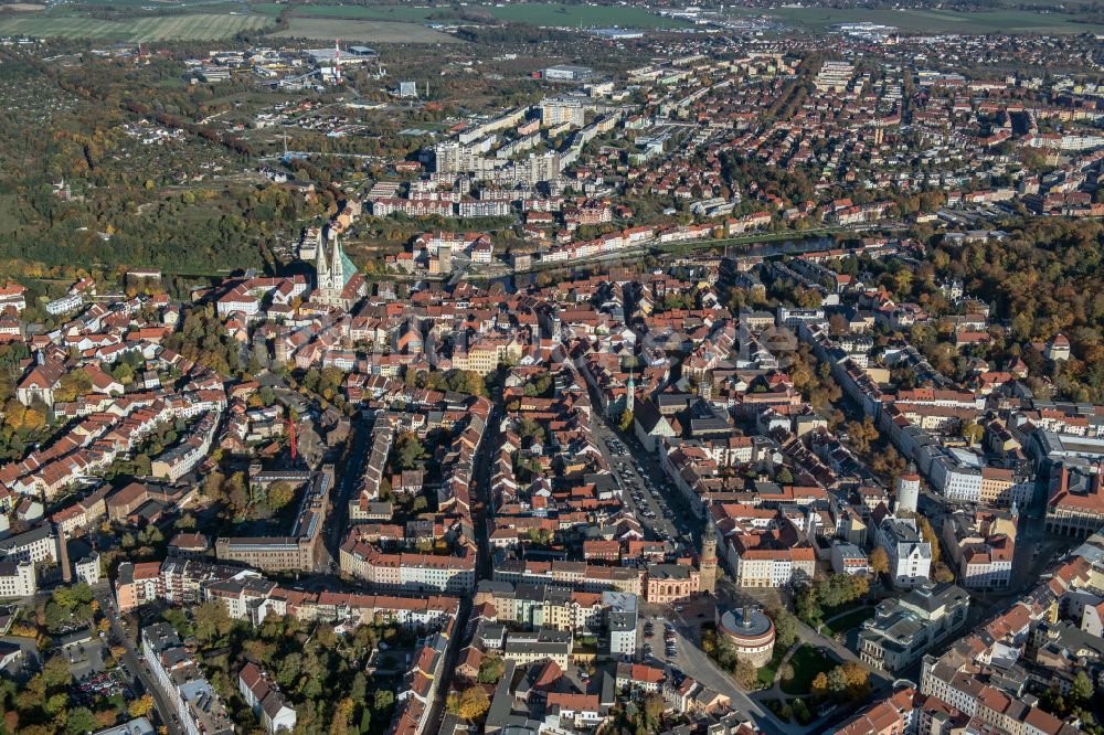 Luftbild Görlitz - Stadtzentrum im Innenstadtbereich in Görlitz im Bundesland Sachsen, Deutschland
