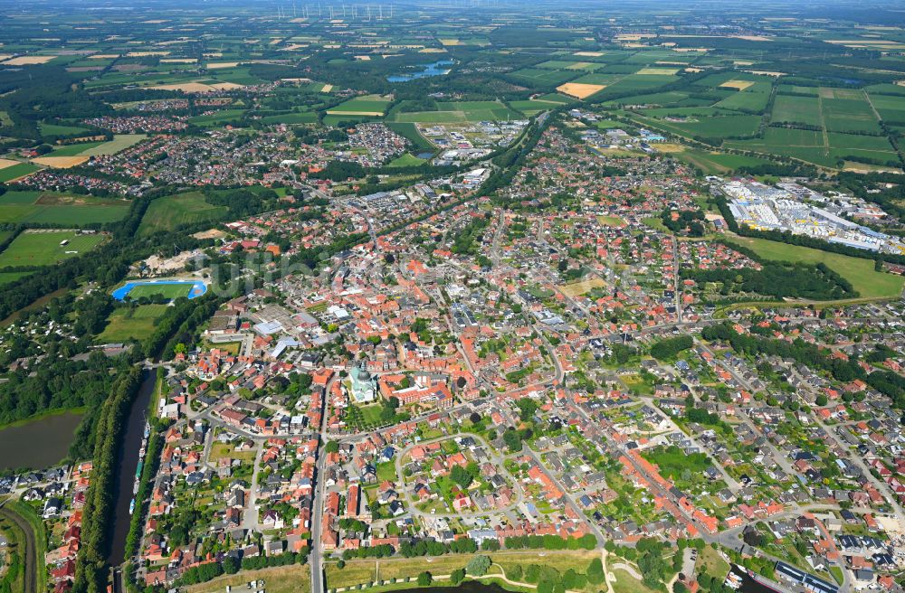 Luftbild Haren (Ems) - Stadtzentrum im Innenstadtbereich in Haren (Ems) im Bundesland Niedersachsen, Deutschland