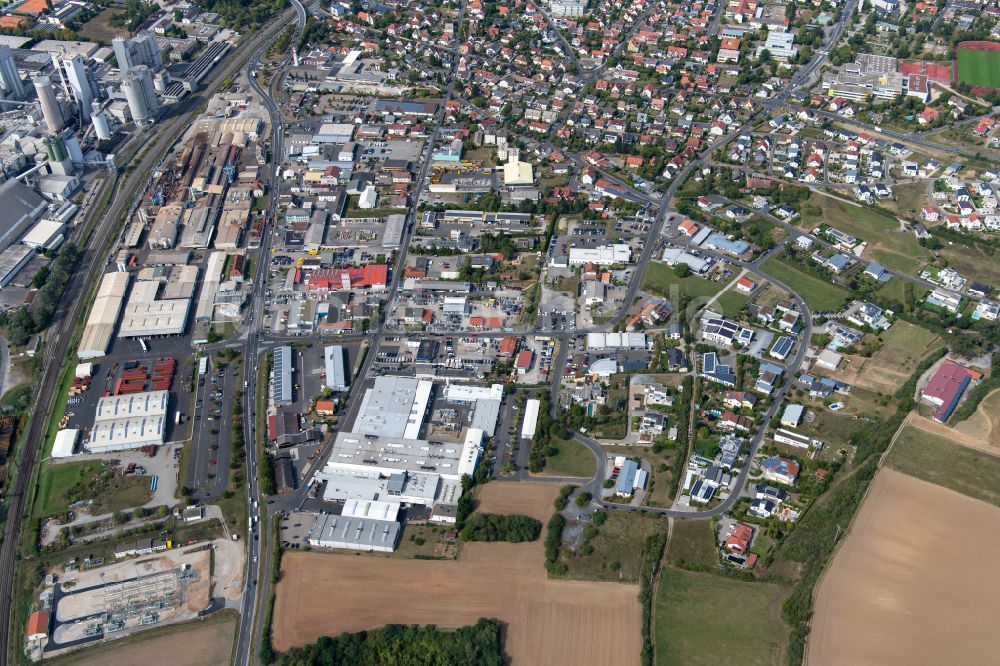 Luftbild Laudenbach - Stadtzentrum im Innenstadtbereich in Laudenbach im Bundesland Bayern, Deutschland