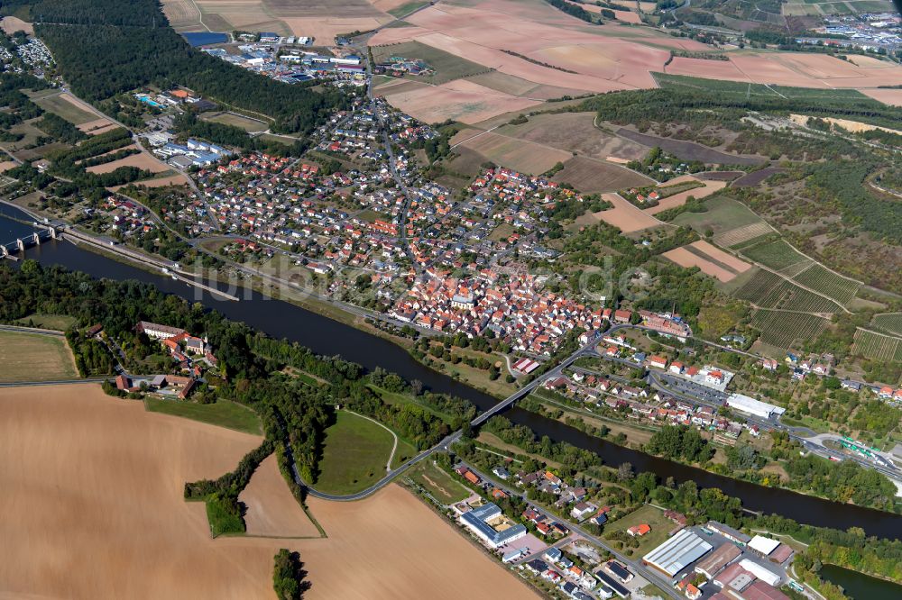 Luftbild Lengfurt - Stadtzentrum im Innenstadtbereich in Lengfurt im Bundesland Bayern, Deutschland
