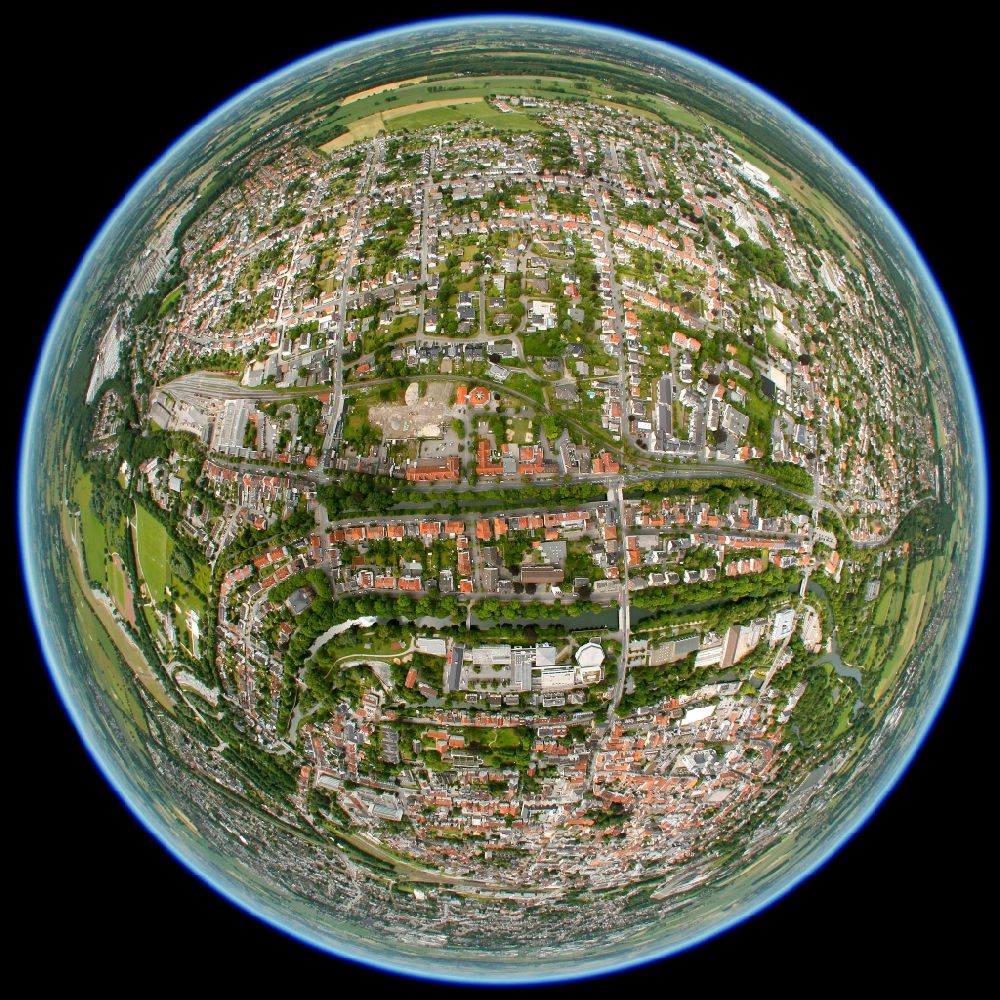 Luftbild Lippstadt - Stadtzentrum und Innenstadtbereich in Lippstadt im Bundesland Nordrhein-Westfalen