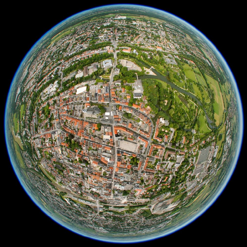 Luftaufnahme Lippstadt - Stadtzentrum und Innenstadtbereich in Lippstadt im Bundesland Nordrhein-Westfalen