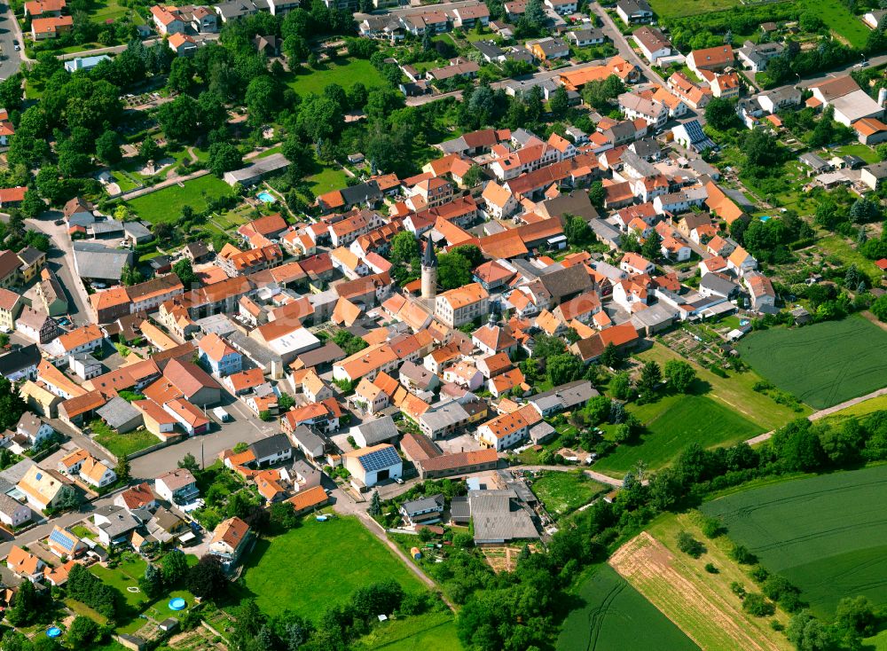 Luftbild Marnheim - Stadtzentrum im Innenstadtbereich in Marnheim im Bundesland Rheinland-Pfalz, Deutschland