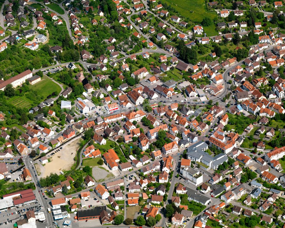 Luftbild Ochsenhausen - Stadtzentrum im Innenstadtbereich in Ochsenhausen im Bundesland Baden-Württemberg, Deutschland
