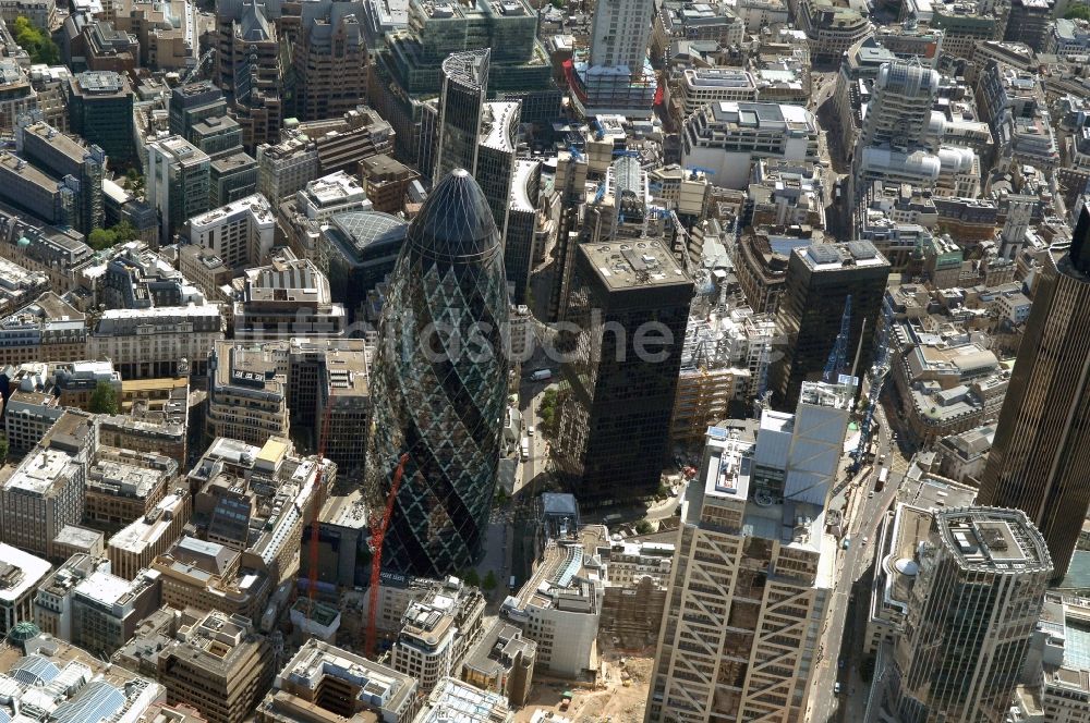 Luftbild London - Stadtzentrum im Innenstadtbereich im Ortsteil City of London in London in England, Vereinigtes Königreich