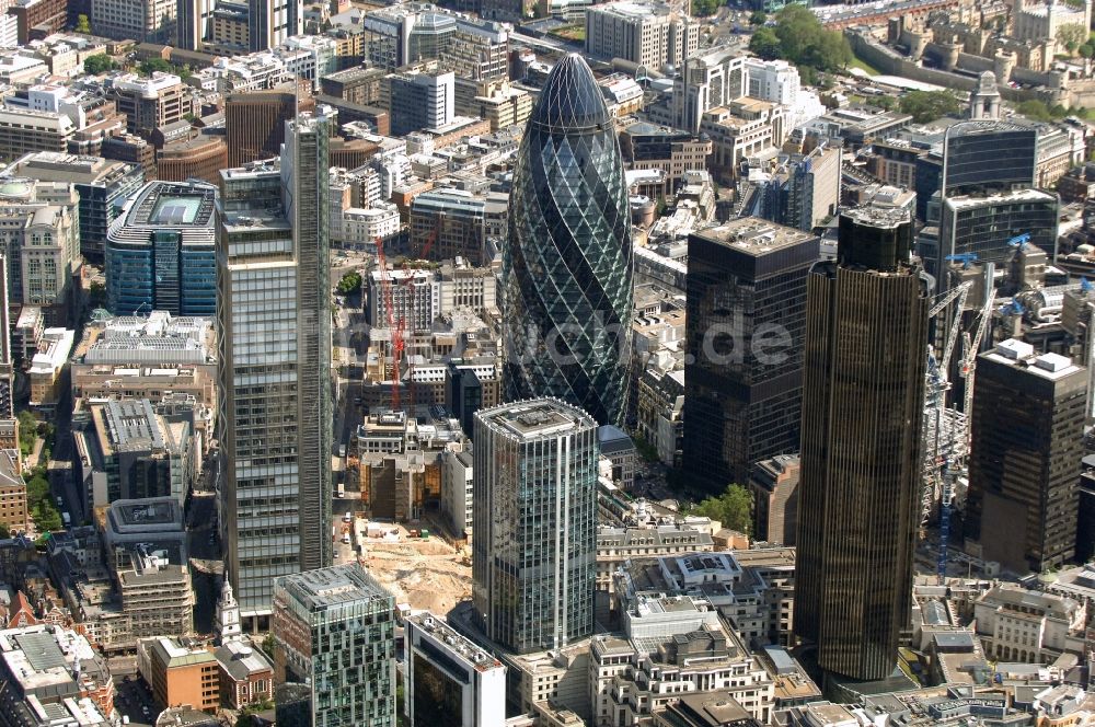 London von oben - Stadtzentrum im Innenstadtbereich im Ortsteil City of London in London in England, Vereinigtes Königreich