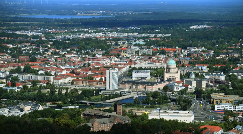 Potsdam aus der Vogelperspektive: Stadtzentrum im Innenstadtbereich in Potsdam im Bundesland Brandenburg, Deutschland