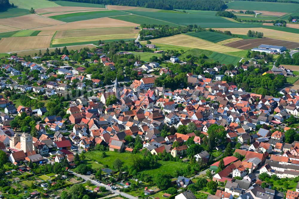 Luftbild Remlingen - Stadtzentrum im Innenstadtbereich in Remlingen im Bundesland Bayern, Deutschland