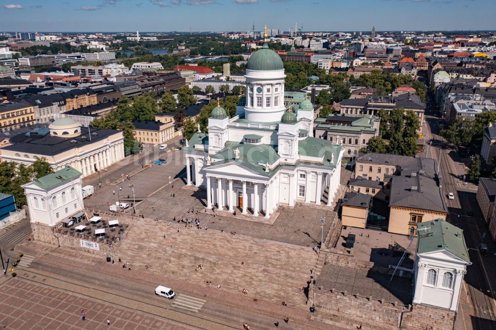 Luftbild Helsinki - Stadtzentrum im Innenstadtbereich Südhafen in Helsinki in Uusimaa, Finnland