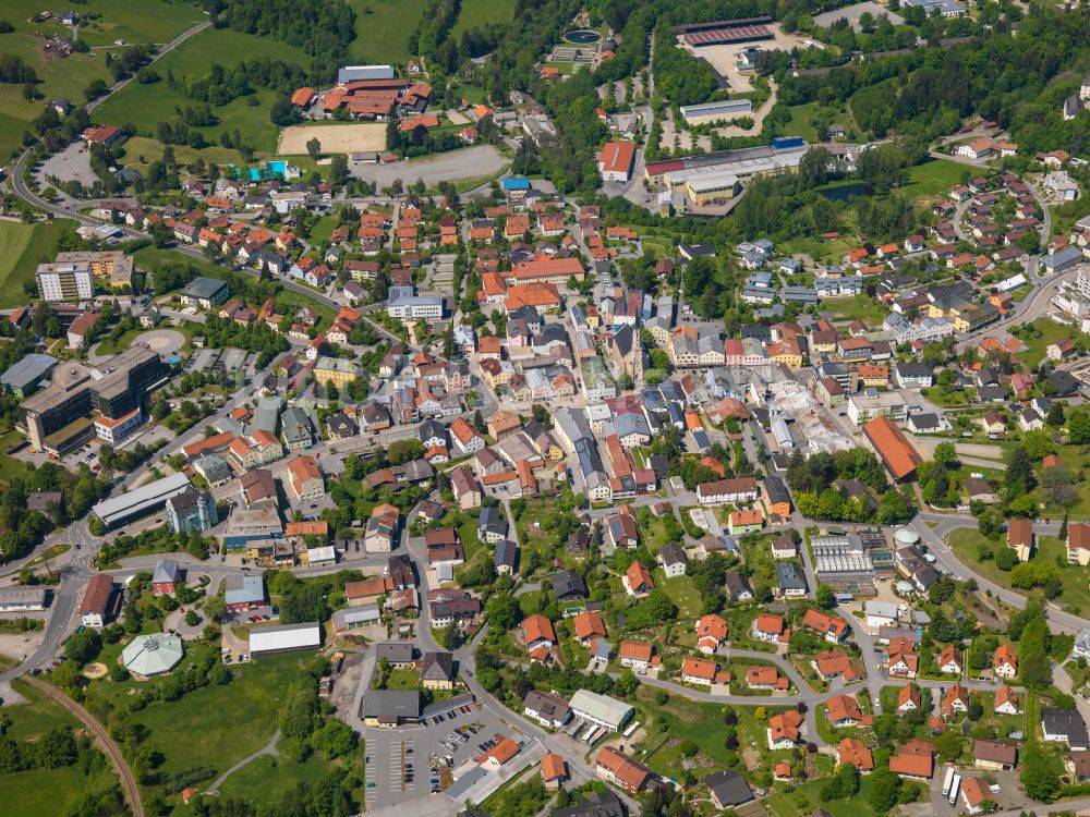 Luftbild Solla - Stadtzentrum im Innenstadtbereich in Solla im Bundesland Bayern, Deutschland