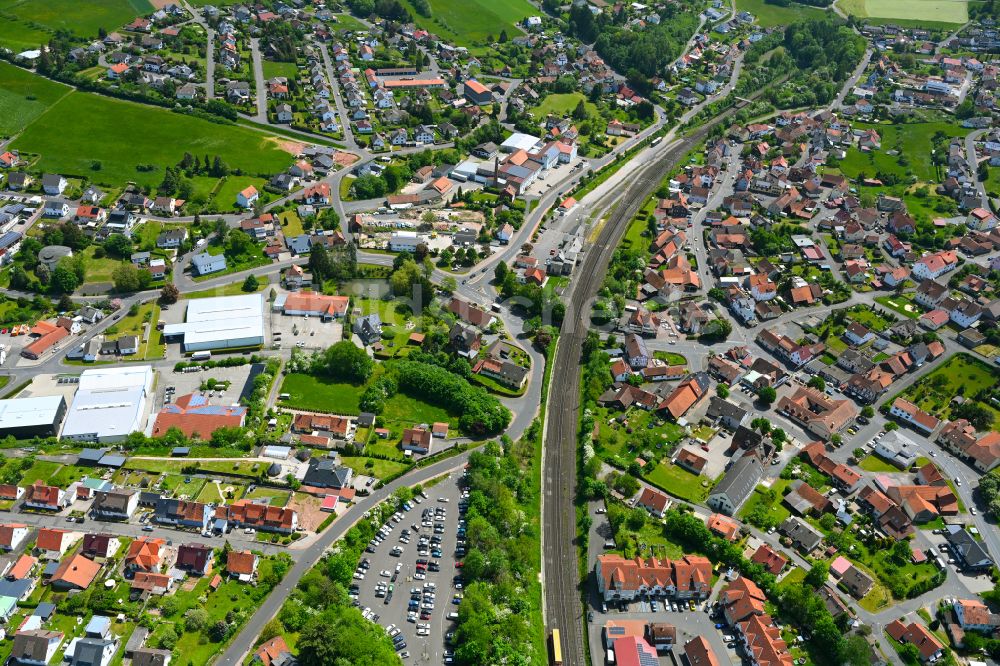 Sterbfritz von oben - Stadtzentrum im Innenstadtbereich in Sterbfritz im Bundesland Hessen, Deutschland