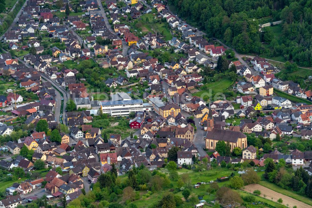 Luftbild Sulz - Stadtzentrum im Innenstadtbereich in Sulz im Bundesland Baden-Württemberg, Deutschland