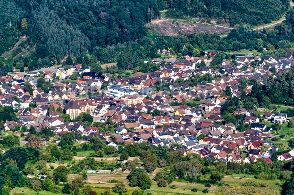 Luftaufnahme Sulz - Stadtzentrum im Innenstadtbereich in Sulz im Bundesland Baden-Württemberg, Deutschland