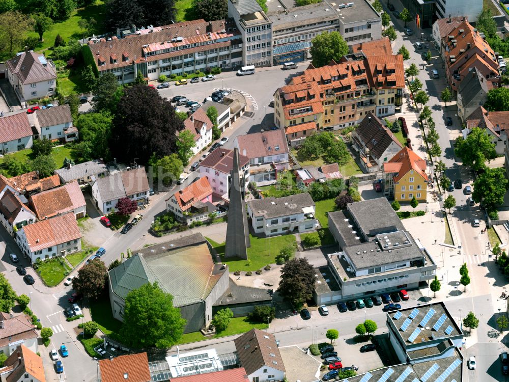Luftbild Untersulmetingen - Stadtzentrum im Innenstadtbereich in Untersulmetingen im Bundesland Baden-Württemberg, Deutschland