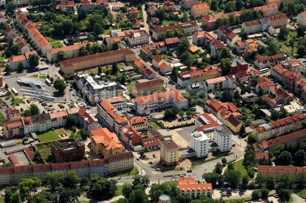 Luftbild Sondershausen - Stadtzentrum von Sondershausen im Bundesland Thüringen