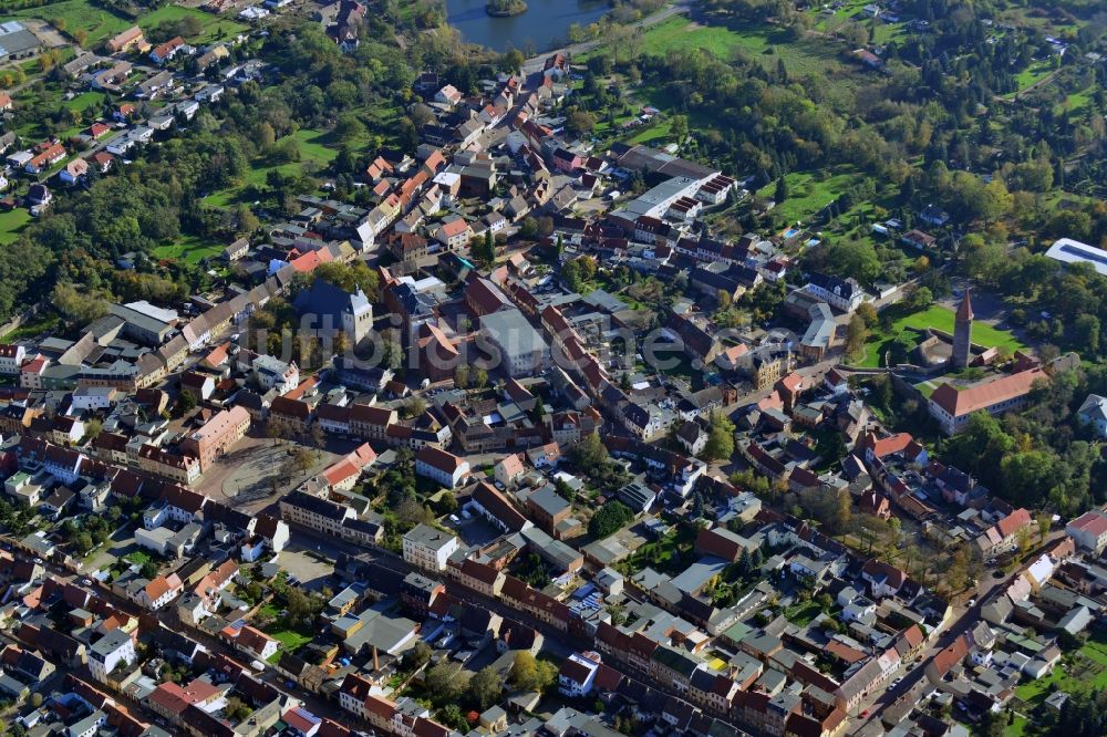 Luftaufnahme Zörbig - Stadtzentrum in Zörbig im Bundesland Sachsen-Anhalt