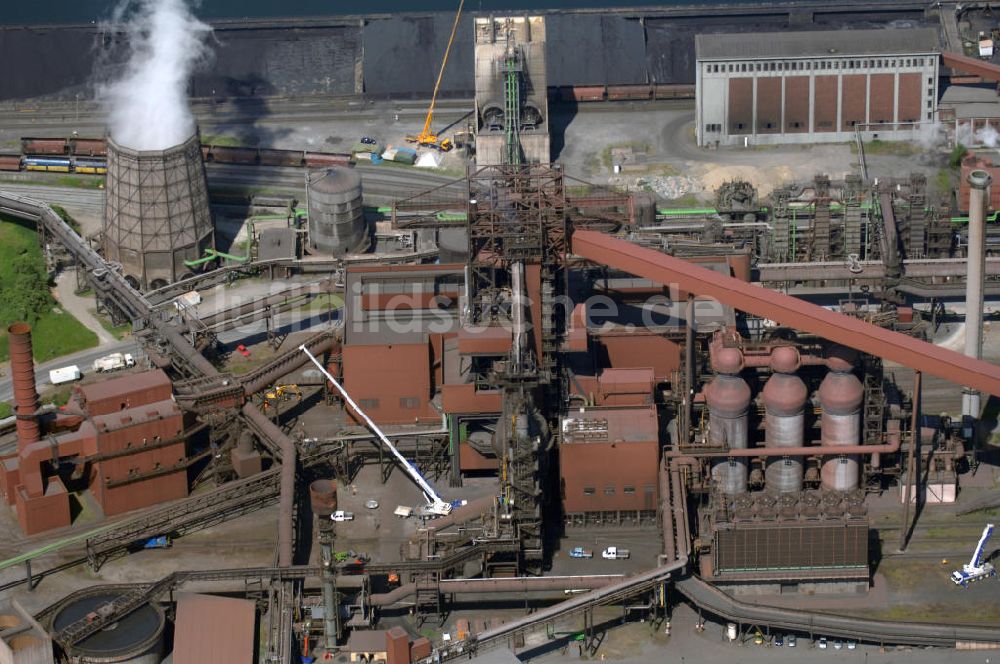 Luftaufnahme - Stahlwerk bei Salzgitter in Niedersachsen