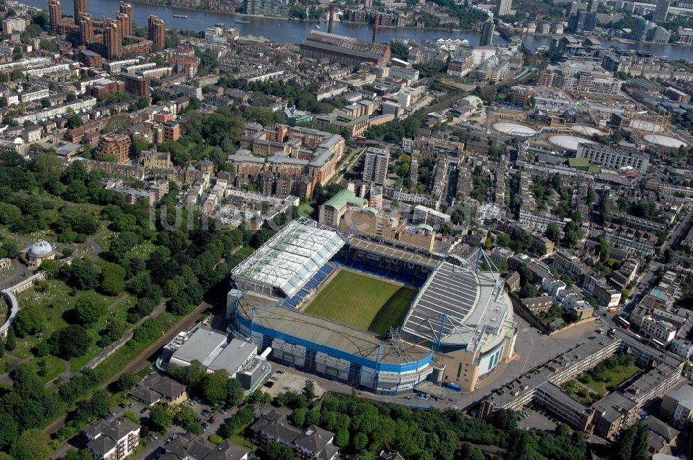 London von oben - Stamford Bridge Stadion London