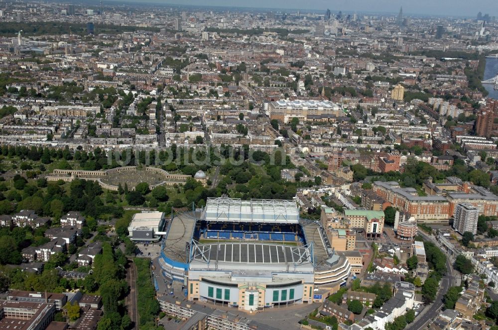 London aus der Vogelperspektive: Stamford Bridge Stadion London