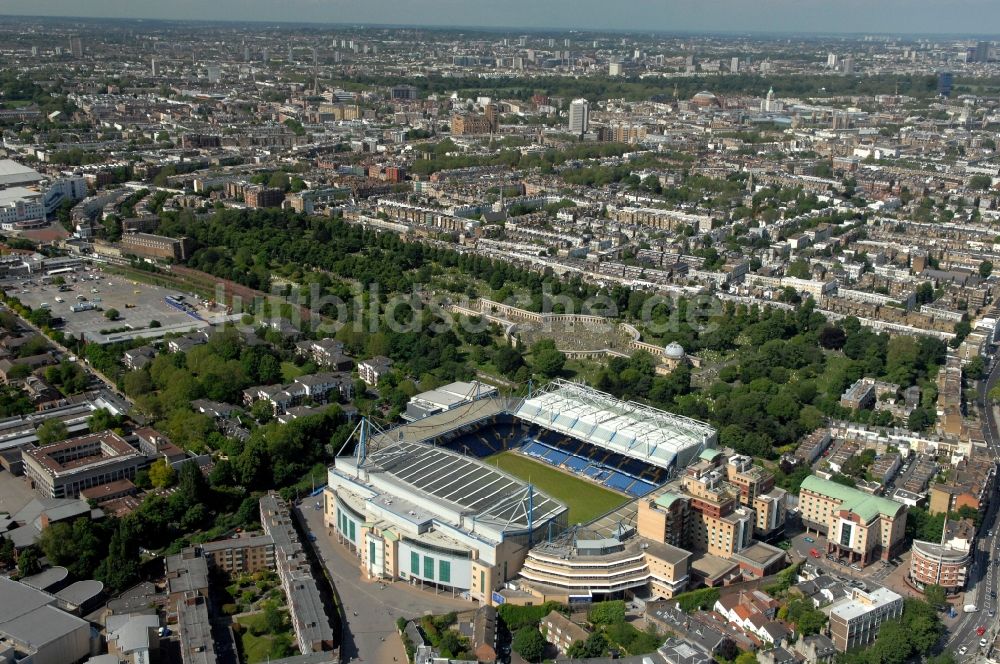 Luftbild London - Stamford Bridge Stadion London