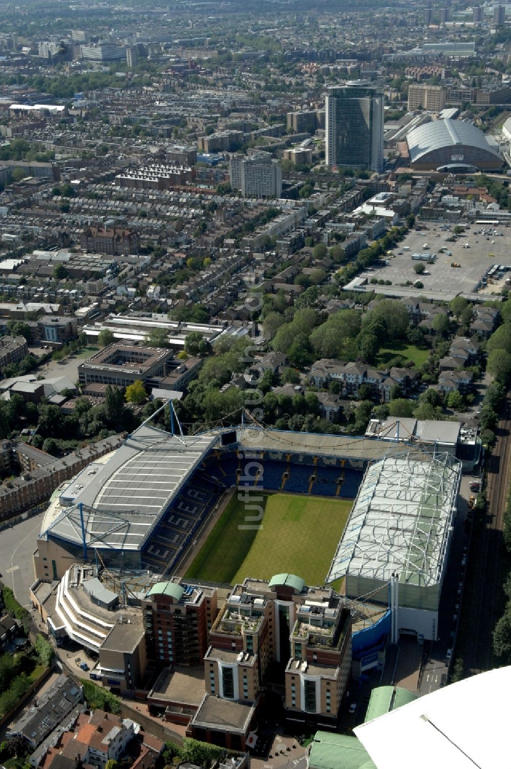 Luftaufnahme London - Stamford Bridge Stadion London