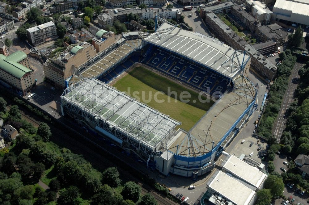 London von oben - Stamford Bridge Stadion London