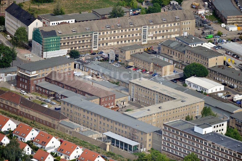 Luftbild Berlin - Stasi-Gedenkstätte in Berlin Hohenschönhausen