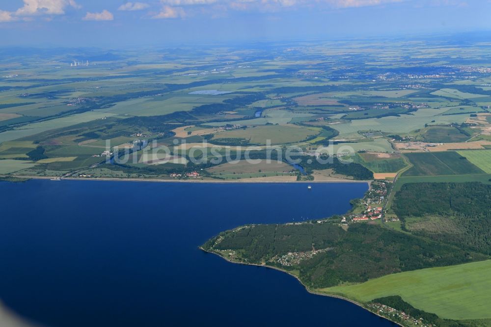 Luftbild Kadan - Staubecken und Stausee in Kadan in Ustecky kraj - Aussiger Region, Tschechien