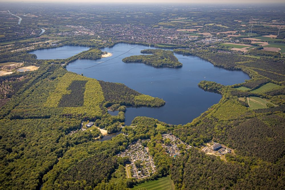 Luftbild Haltern am See - Stausee in Haltern am See im Bundesland Nordrhein-Westfalen, Deutschland