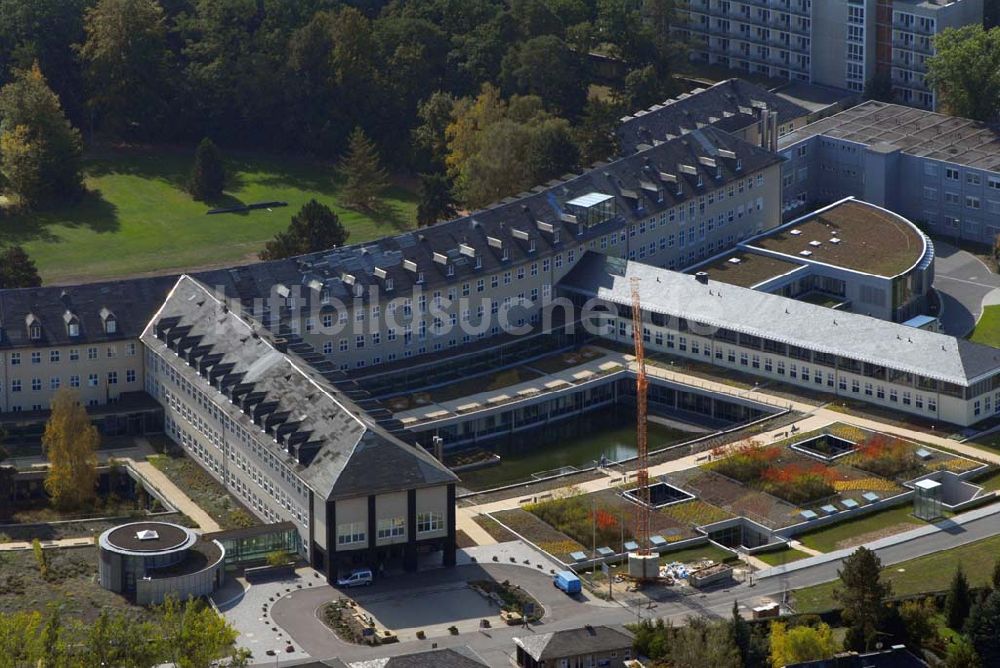 Luftbild Halle - Städtisches Krankenhaus Martha-Maria, Halle-Dölau