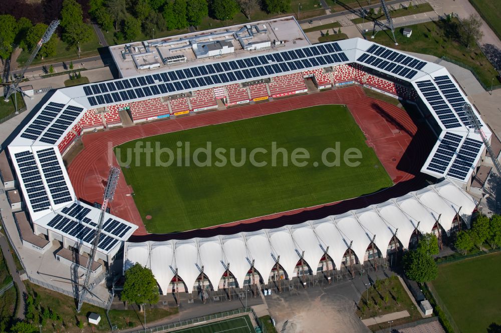 Luftbild Erfurt - Steigerwaldstadion in Erfurt im Bundesland Thüringen