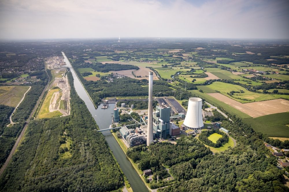 Luftbild Bergkamen - Steinkohlekraftwerk in Bergkamen im Bundesland Nordrhein-Westfalen, Deutschland