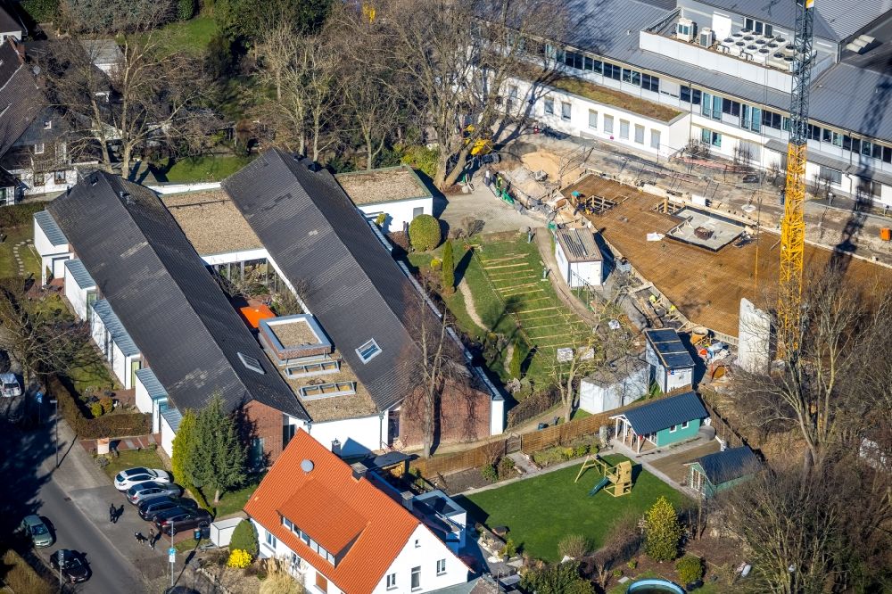 Luftbild Herne - Sterbebegleitungs- Einrichtung des Hospiz Lukas-Hospiz an der Jean-Vogel-Straße in Herne im Bundesland Nordrhein-Westfalen, Deutschland