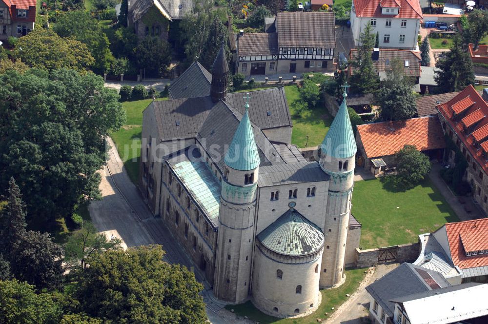 Luftbild Gernrode - Stiftskirche St.Cyriakus in Gernrode