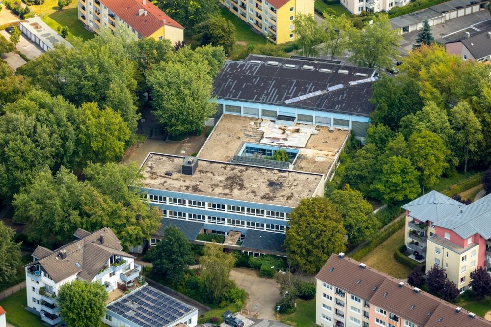 Luftbild Schwelm - Stillgelegtes ehemaligen Schul- Gebäude Westenschulweg - Holthausstraße - Pastor-Nonne-Straße in Schwelm im Bundesland Nordrhein-Westfalen, Deutschland