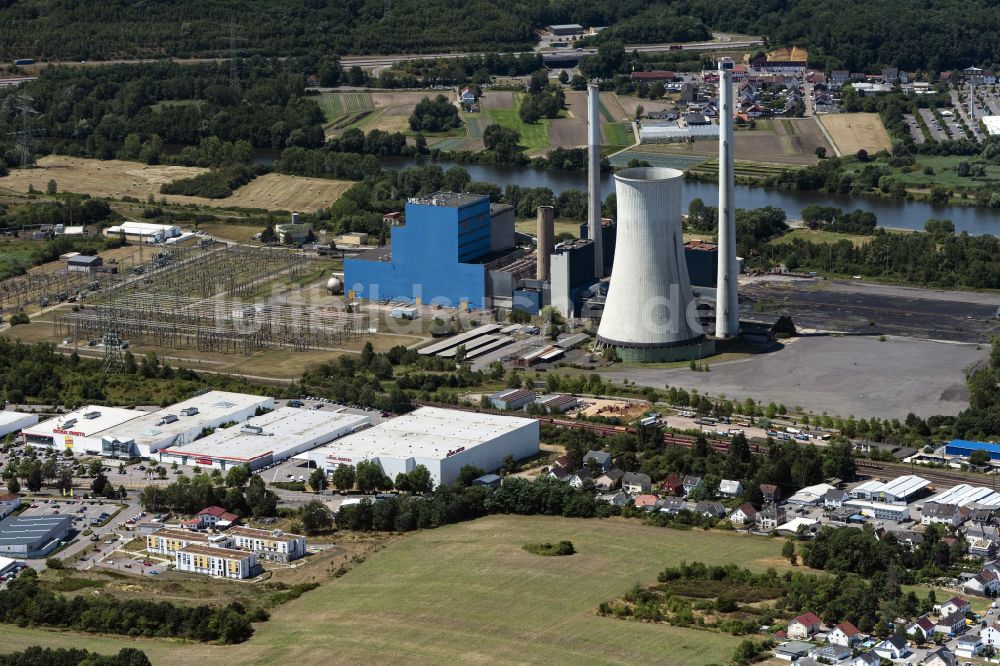 Ensdorf aus der Vogelperspektive: Stillgelegtes HKW Heizkraftwerkes und Kohlekraftwerkes Ensdorf in Ensdorf im Bundesland Saarland, Deutschland