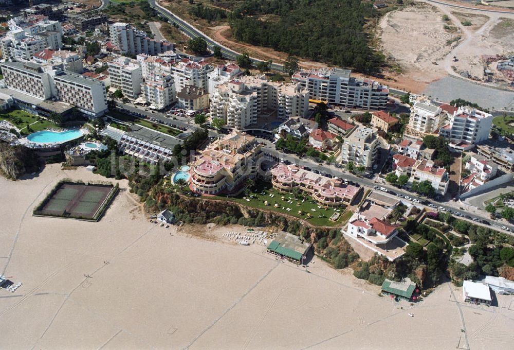 Luftbild Praia da Rocha - Strandufer von Praia da Rocha an der Algarve in Portugal