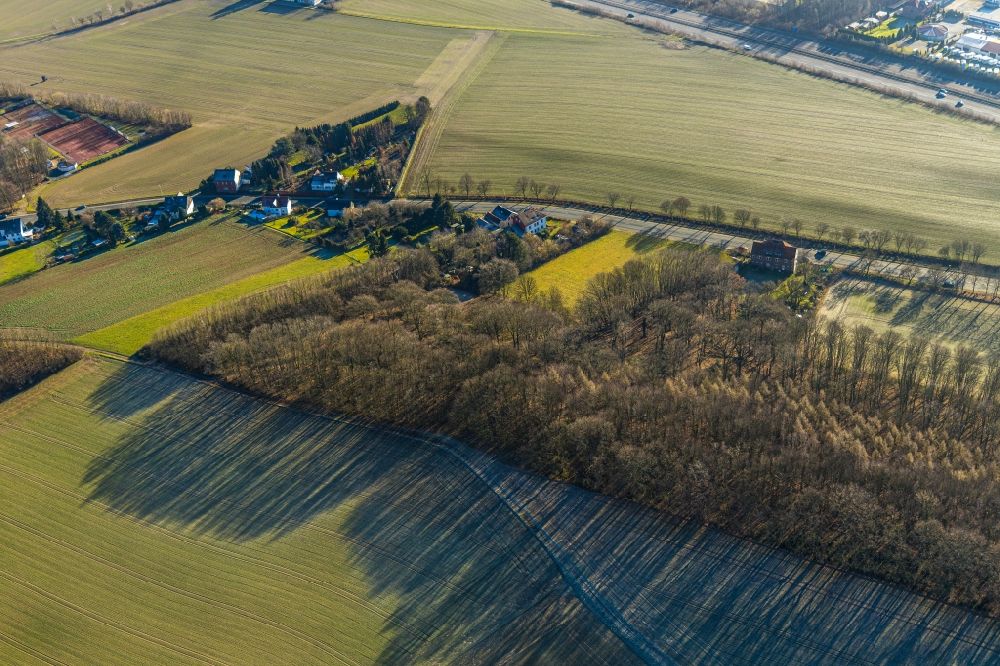 Luftbild Witten - Straßenführung der Pferdebachstraße im Ortsteil Stockum in Witten im Bundesland Nordrhein-Westfalen, Deutschland