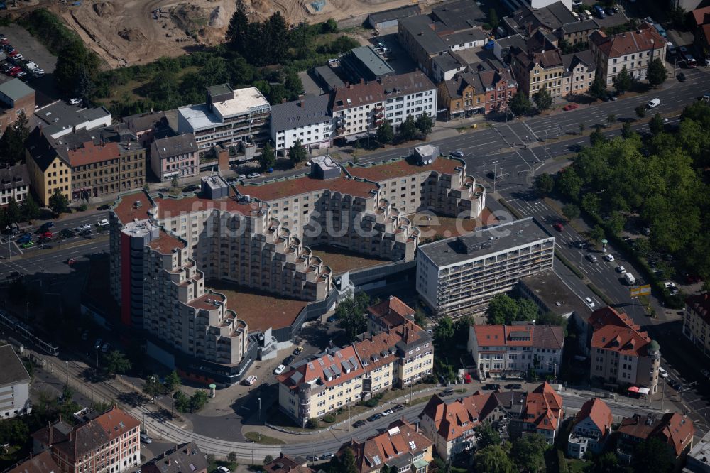 Luftbild Braunschweig - Studenten- Wohnheim - Gebäude Affenfelsen in Braunschweig im Bundesland Niedersachsen, Deutschland