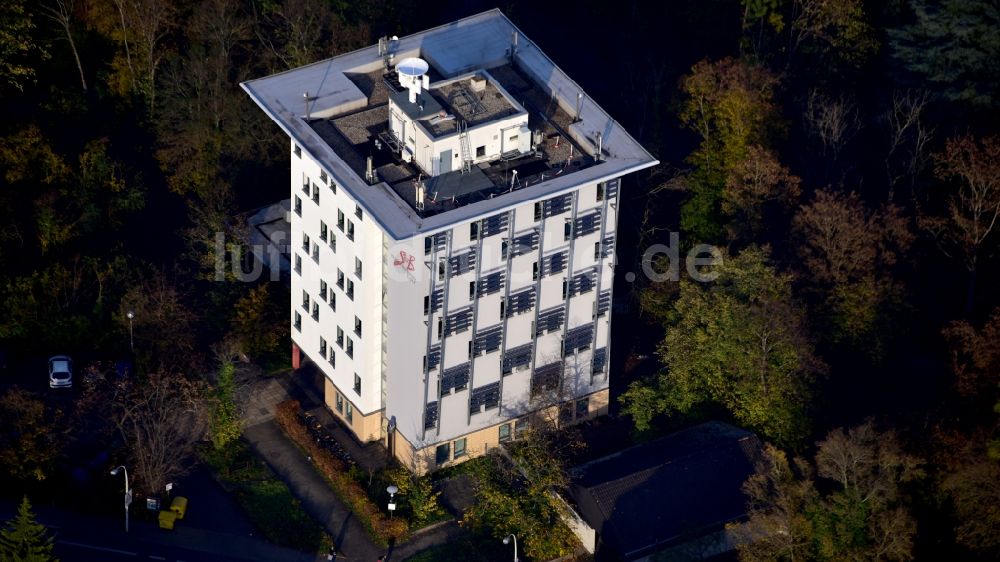 Luftaufnahme Bonn - Studierendenwerk Bonn, Wohnheim Ulrich-Haberland-Haus in Bonn im Bundesland Nordrhein-Westfalen, Deutschland