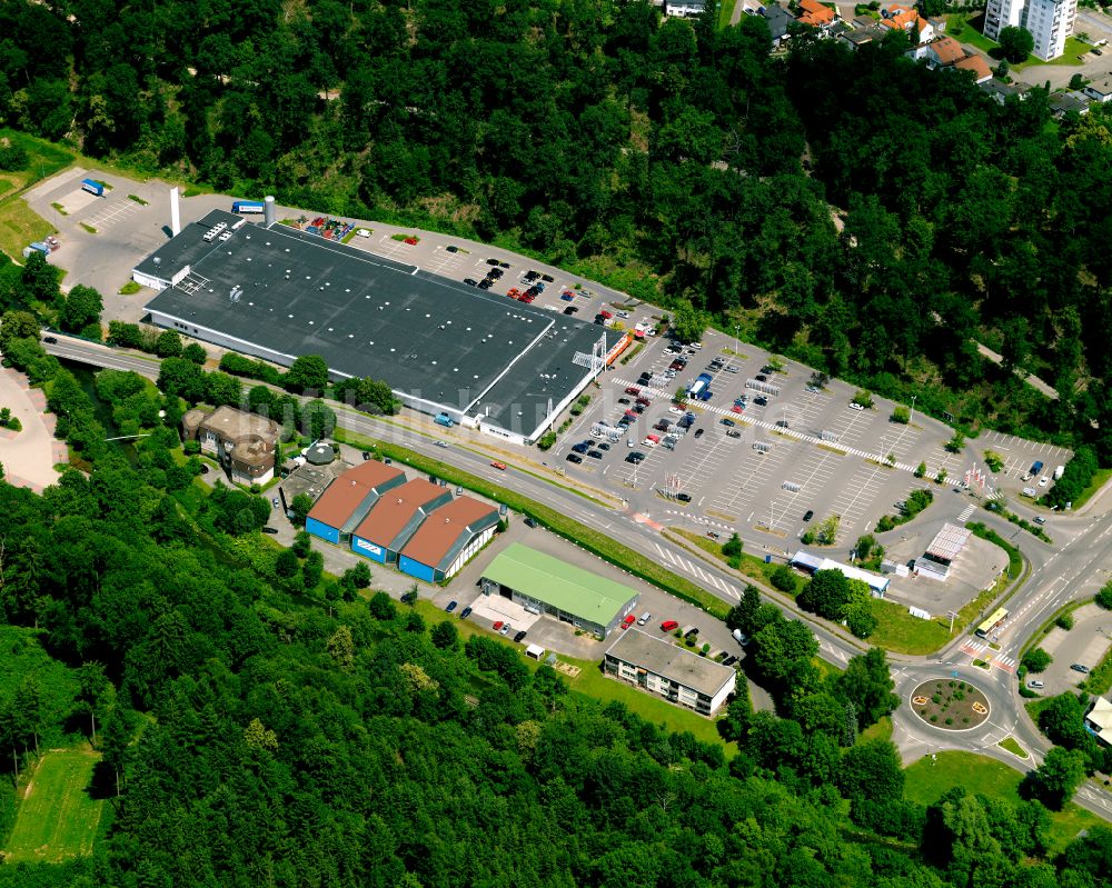 Luftaufnahme Kirchentellinsfurt - Supermarkt Kaufland in Kirchentellinsfurt im Bundesland Baden-Württemberg, Deutschland