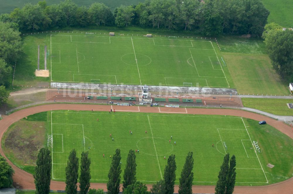 Luftbild Guben - SZK Sportzentrum Kaltenborner Straße in Guben