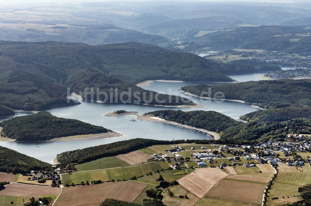 Luftbild Heimbach - Talsperren - Staudamm und Stausee in Heimbach im Bundesland Nordrhein-Westfalen, Deutschland