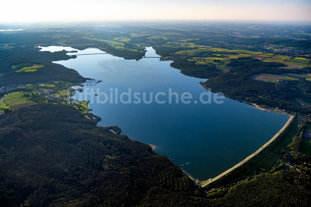 Luftaufnahme Ramsberg - Talsperren - Staudamm und Stausee in Ramsberg im Bundesland Bayern, Deutschland