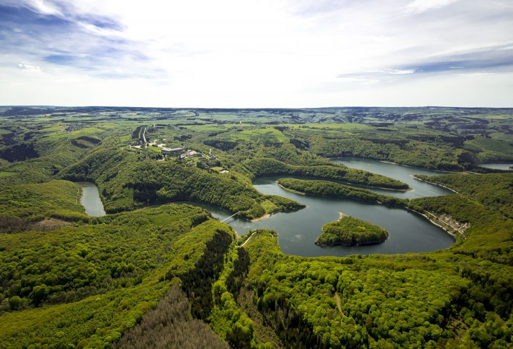 Luftbild Schleiden - Talsperren - Staudamm und Stausee in Schleiden im Bundesland Nordrhein-Westfalen
