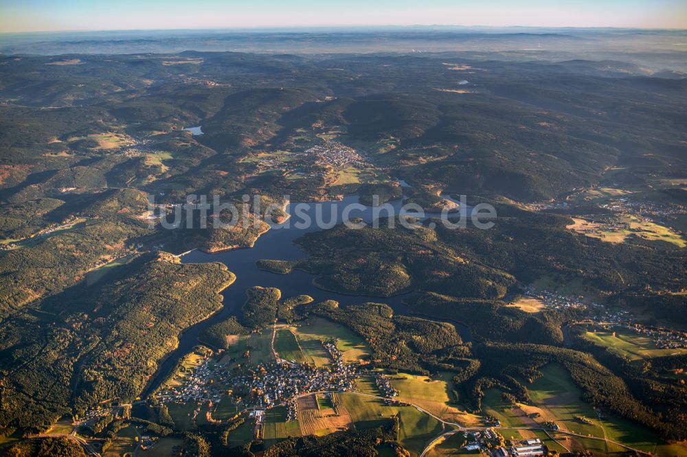 Luftbild Stützengrün - Talsperren - Stausee in Stützengrün im Bundesland Sachsen, Deutschland