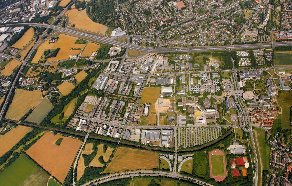Dortmund aus der Vogelperspektive: Technische Universität Dortmund Campus Nord in Dortmund im Bundesland Nordrhein-Westfalen