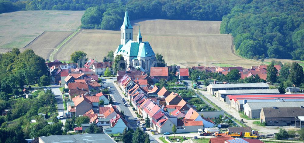 Luftaufnahme Effelder - Teilansicht Effelder in Thüringen